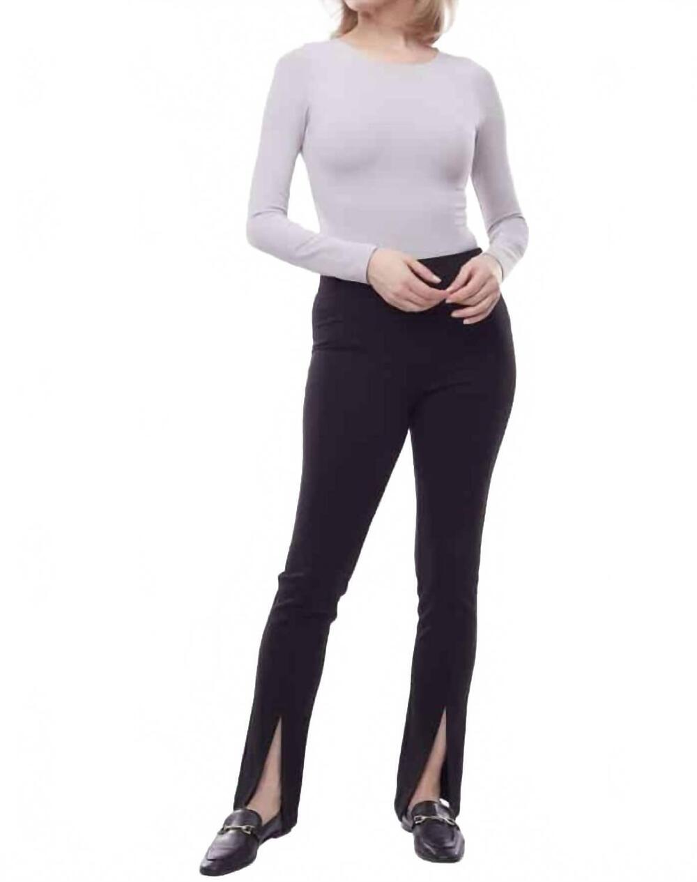 NEW ILTM blake front slit pants in black